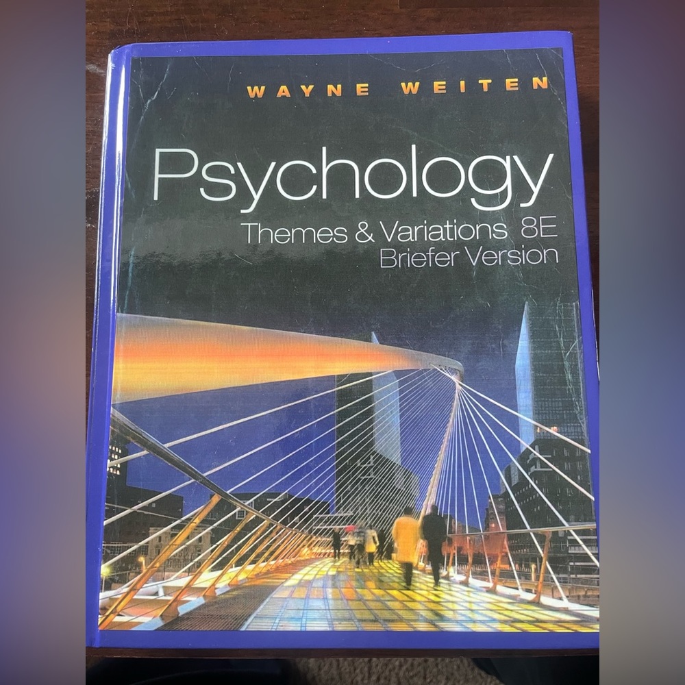 Psychology book hardcover